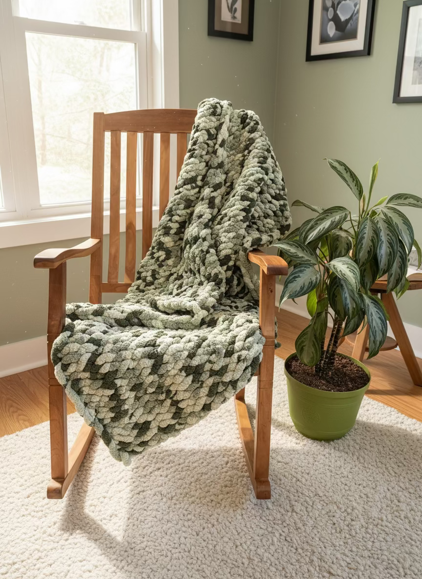 Chunky Knit Blanket – Goblin's Grove